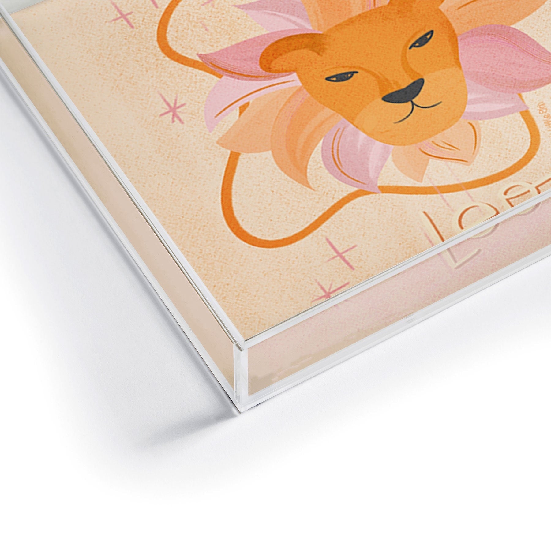 Little Om Zodiac Signs Leo Acrylic Tray