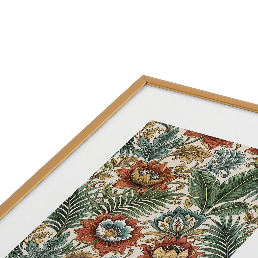 Marta Barragan Camarasa Retro Jungle Garden Metal Framed Art Print