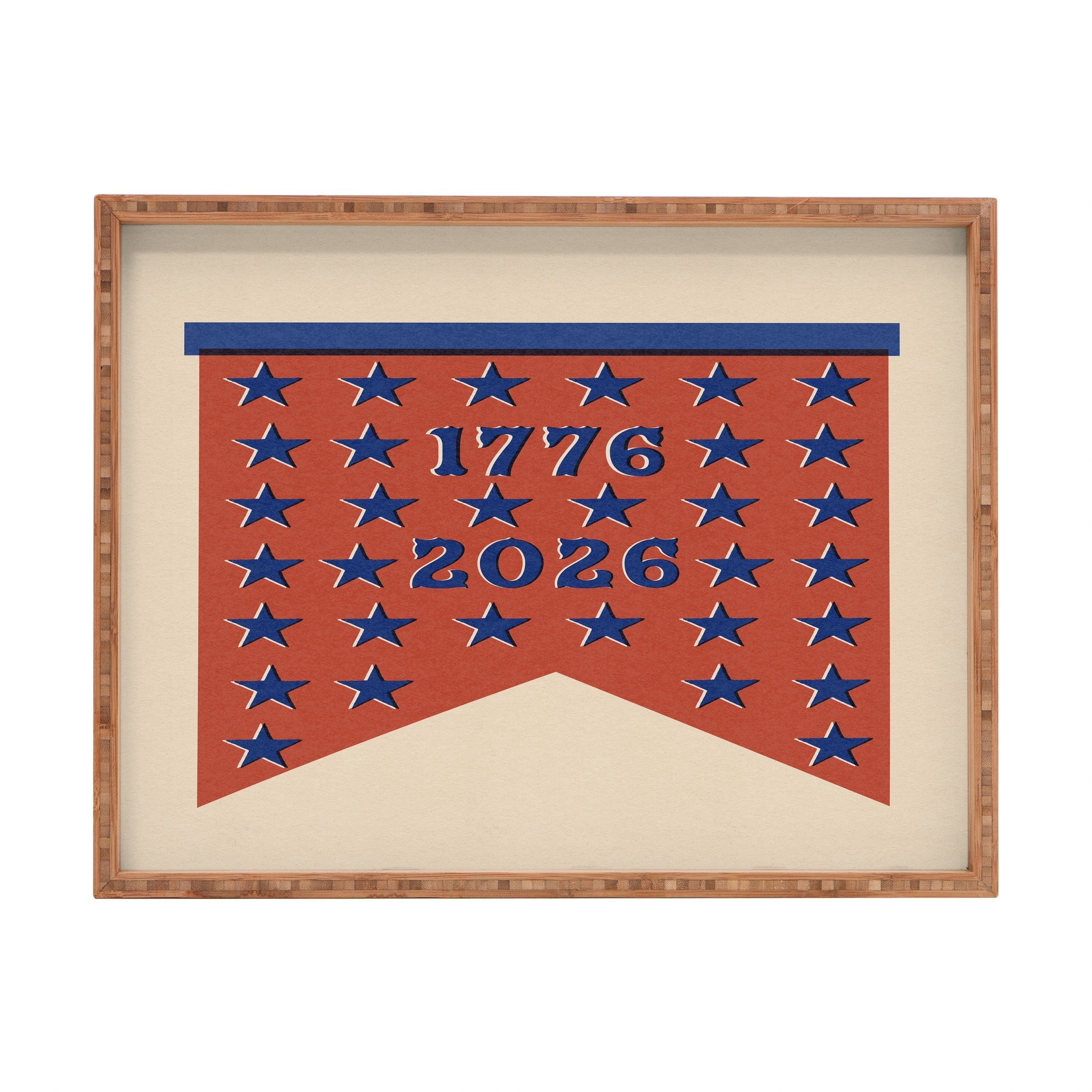 DENY Designs Star Banner Rectangular Tray