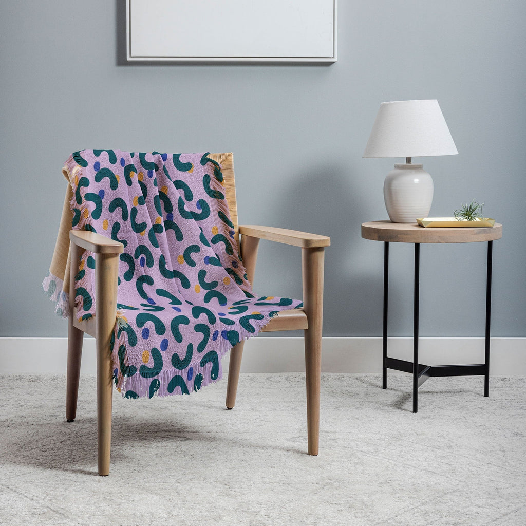 Camilla Foss Pebbles Mix Throw Blanket