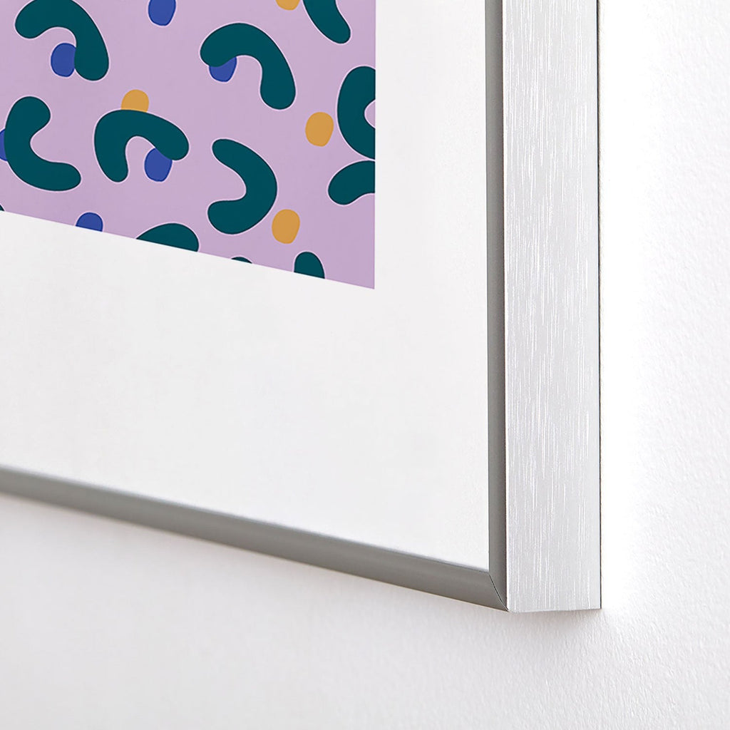 Camilla Foss Pebbles Mix Metal Framed Art Print