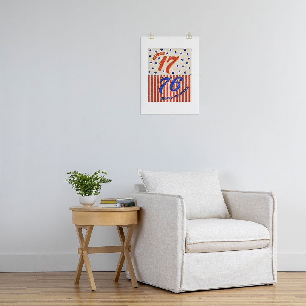 DENY Designs 1776 Stars Art Print