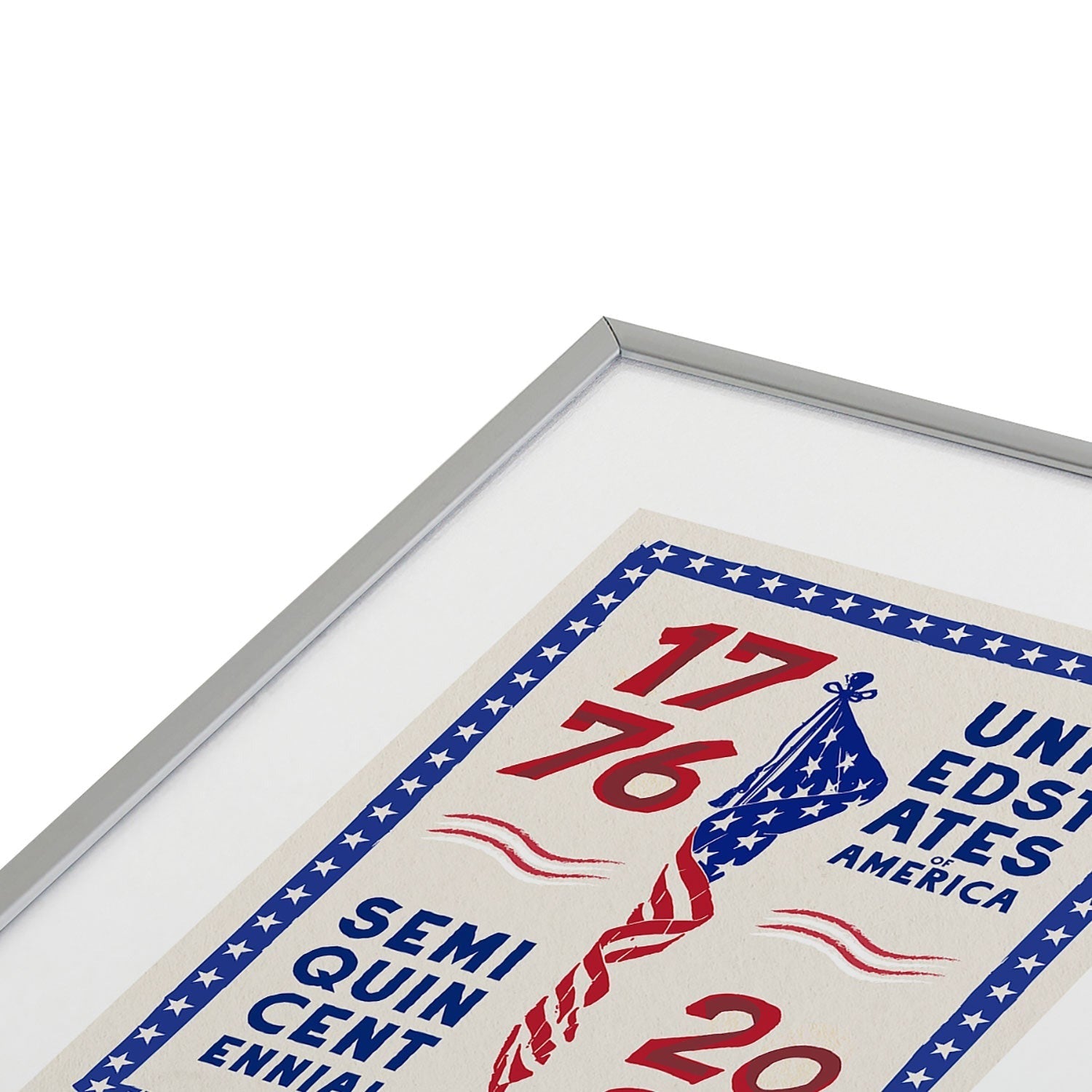 DENY Designs Retro 76 26 Metal Framed Art Print