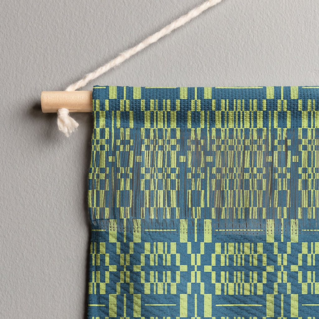 Marta Barragan Camarasa Nostalgic Grid Design Wall Hanging Landscape