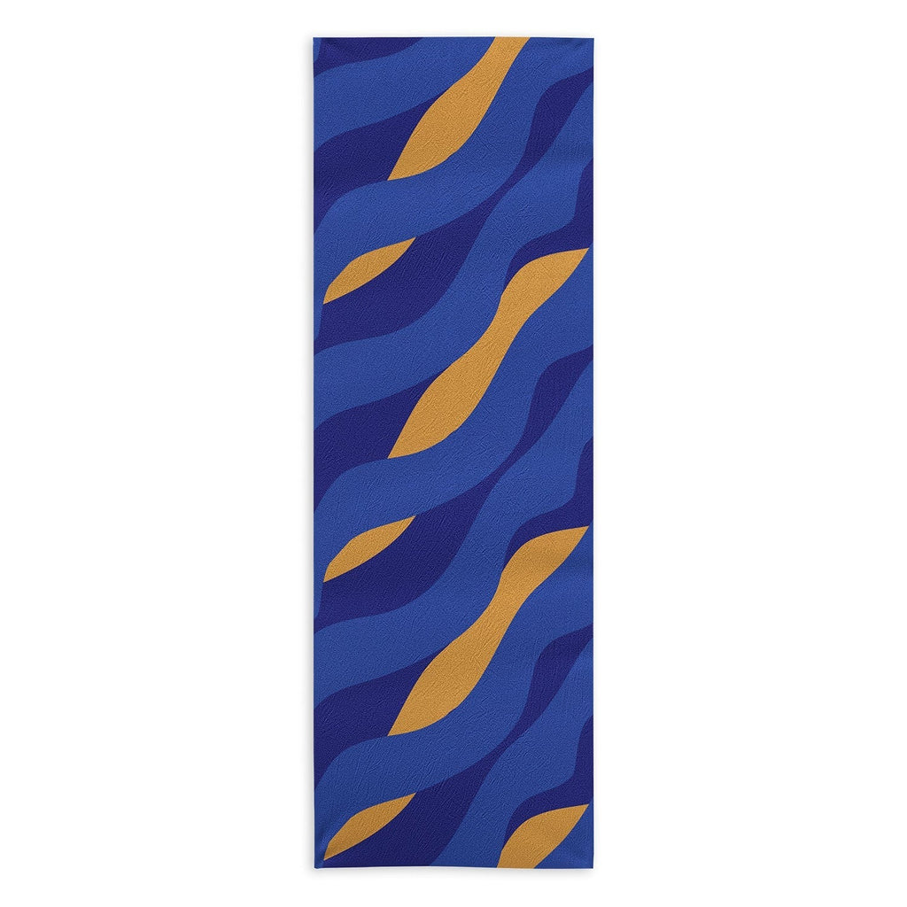 Camilla Foss Pebbles in Stream Yoga Towel