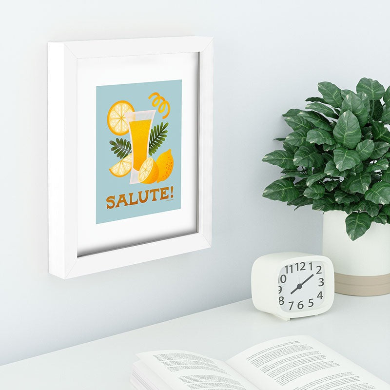 Jessica Molina Limoncello Cocktail Recessed Framing Rectangle