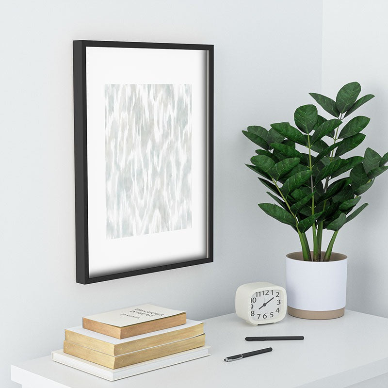 Jacqueline Maldonado Watercolor Wood Grain Recessed Framing Rectangle