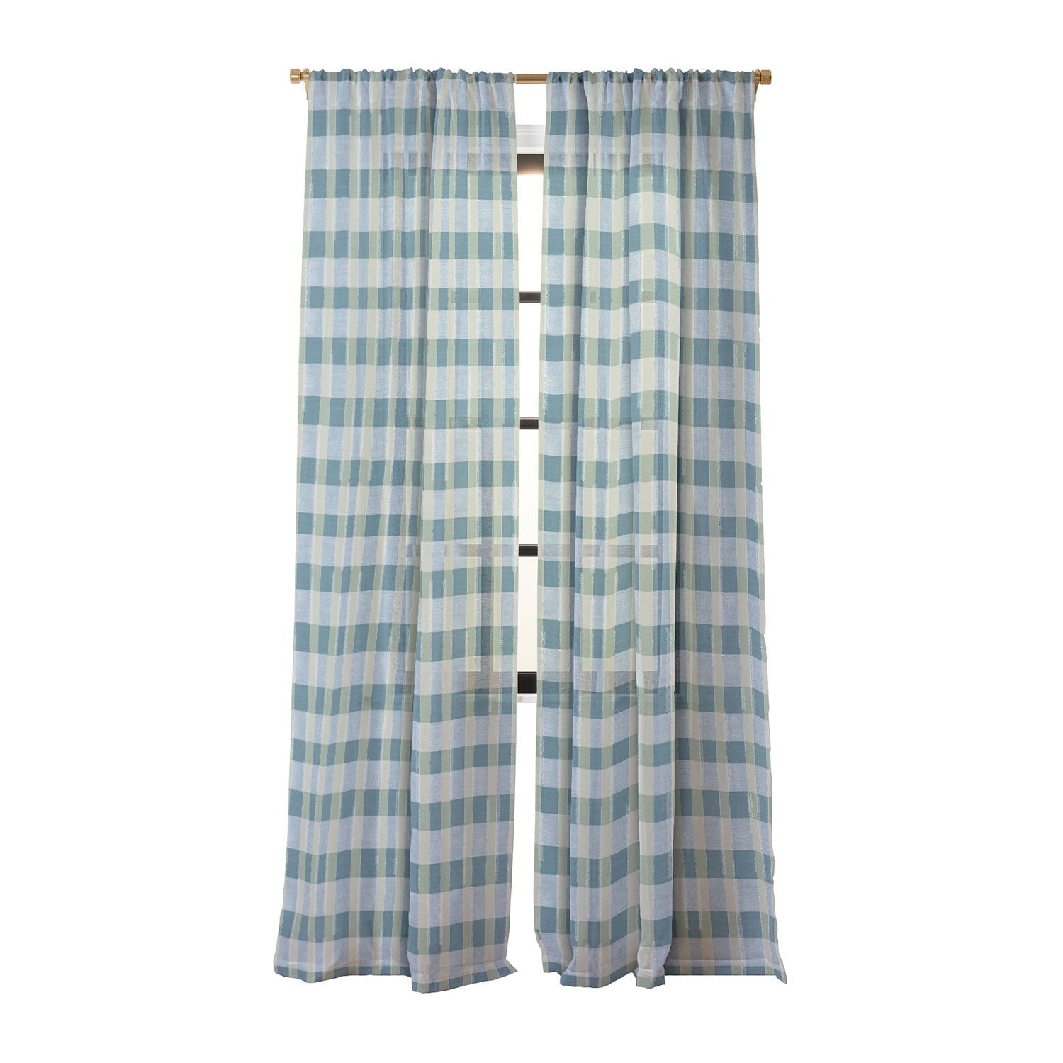 Marta Barragan Camarasa Country Style Checks Sheer Non Repeat