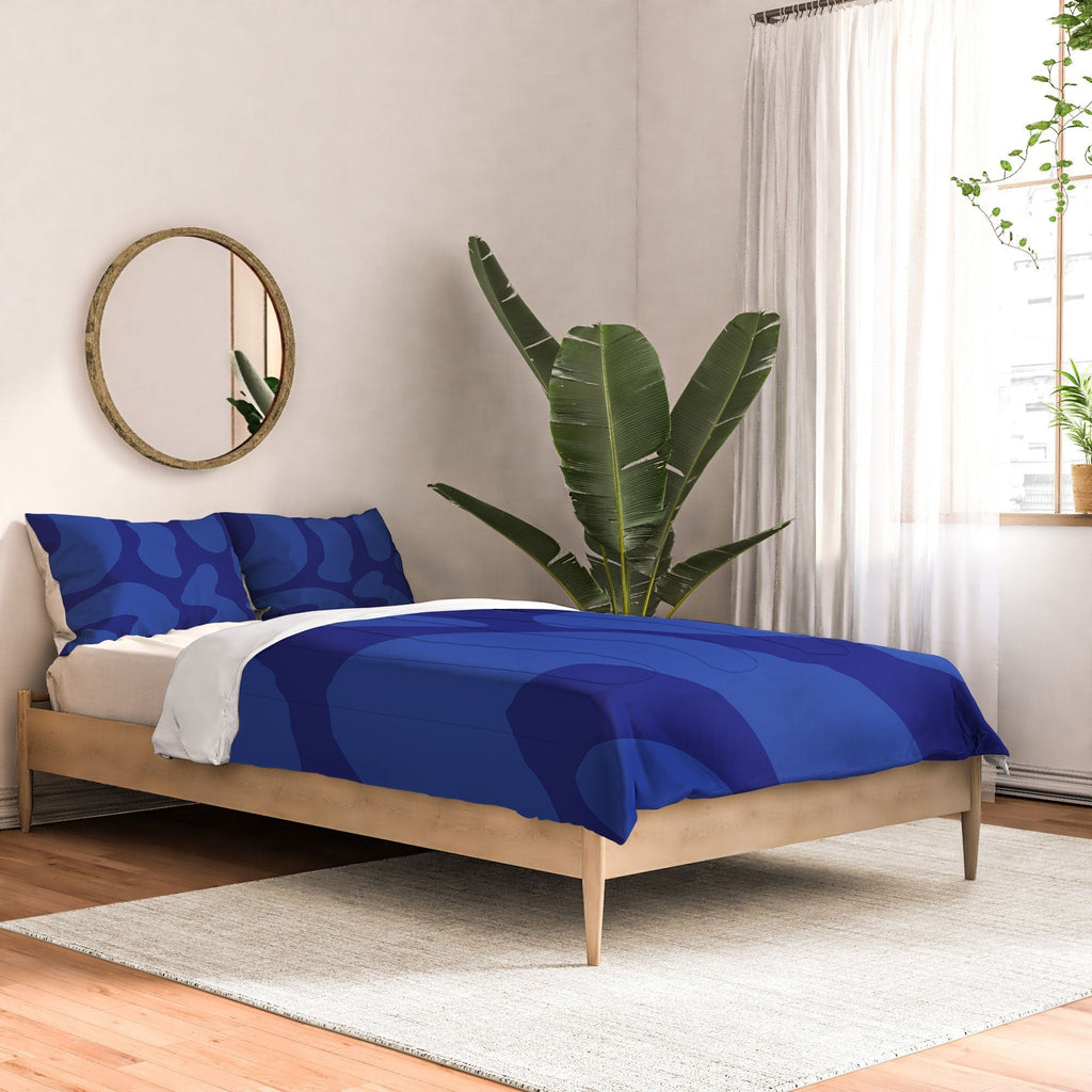 Camilla Foss Blue Pebble Comforter