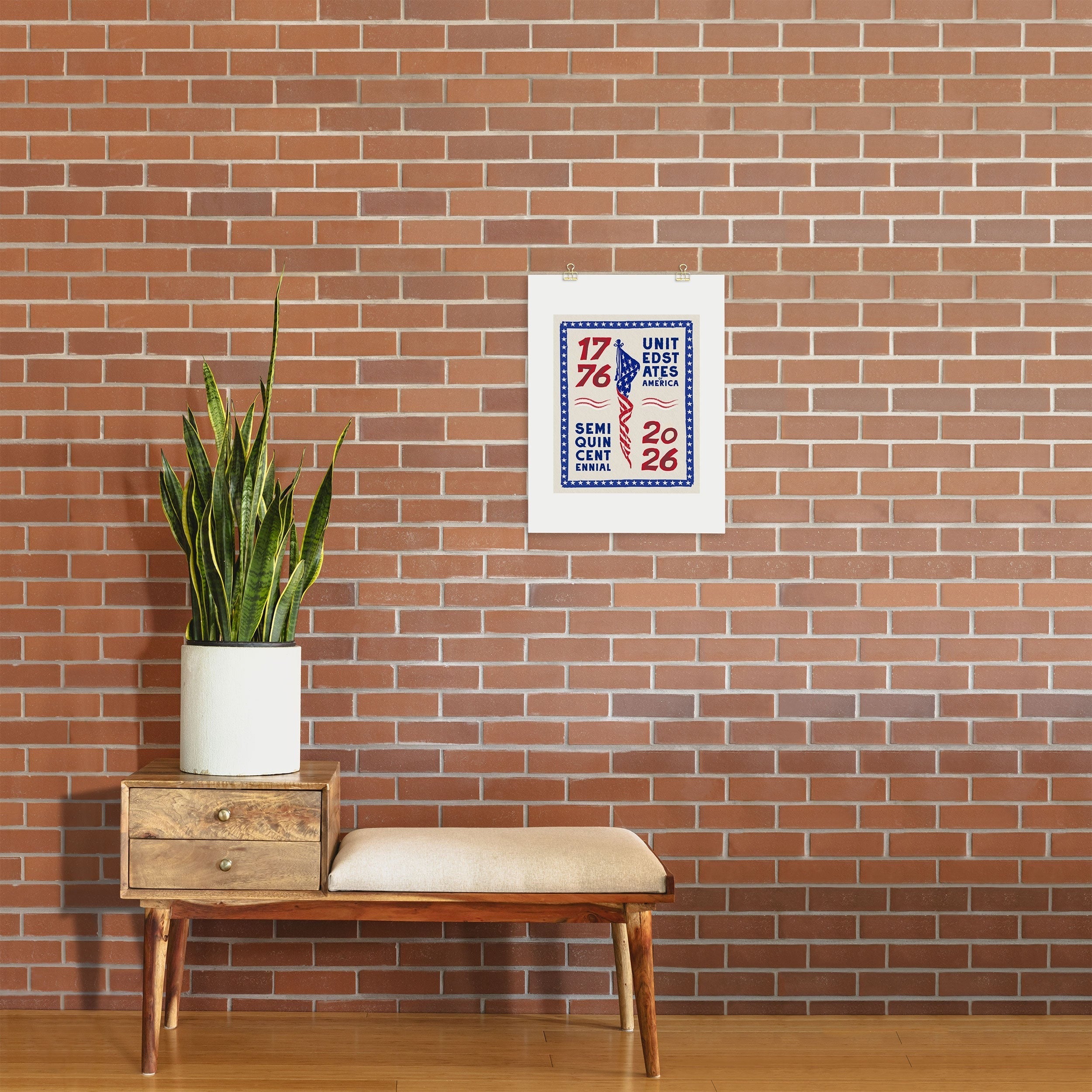 DENY Designs Retro 76 26 Art Print