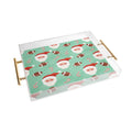 Design by Spark Sporty Football Santa Holiday Acrylic Tray