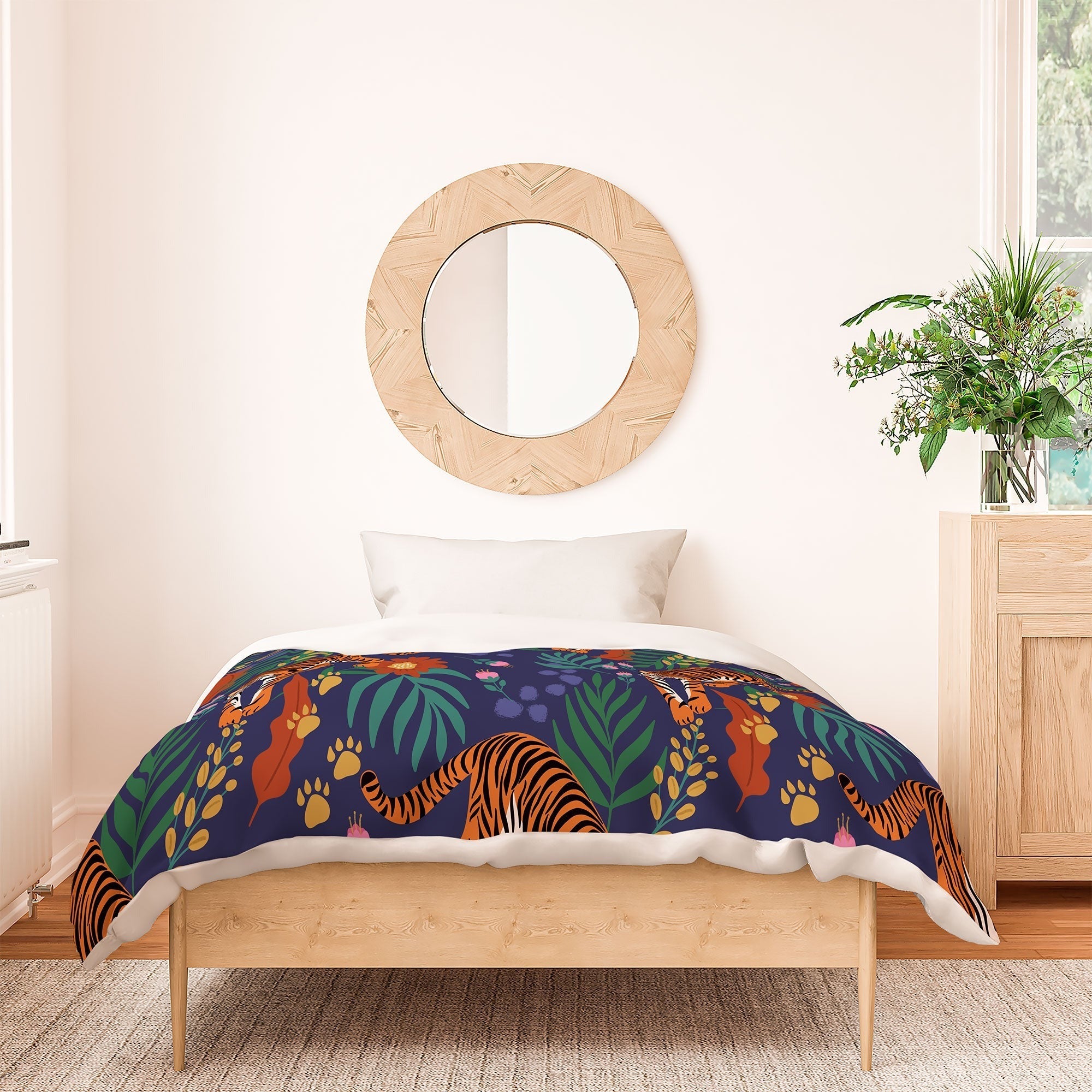 Design by Spark Tiger of the Glorious Jungle Duvet Cover