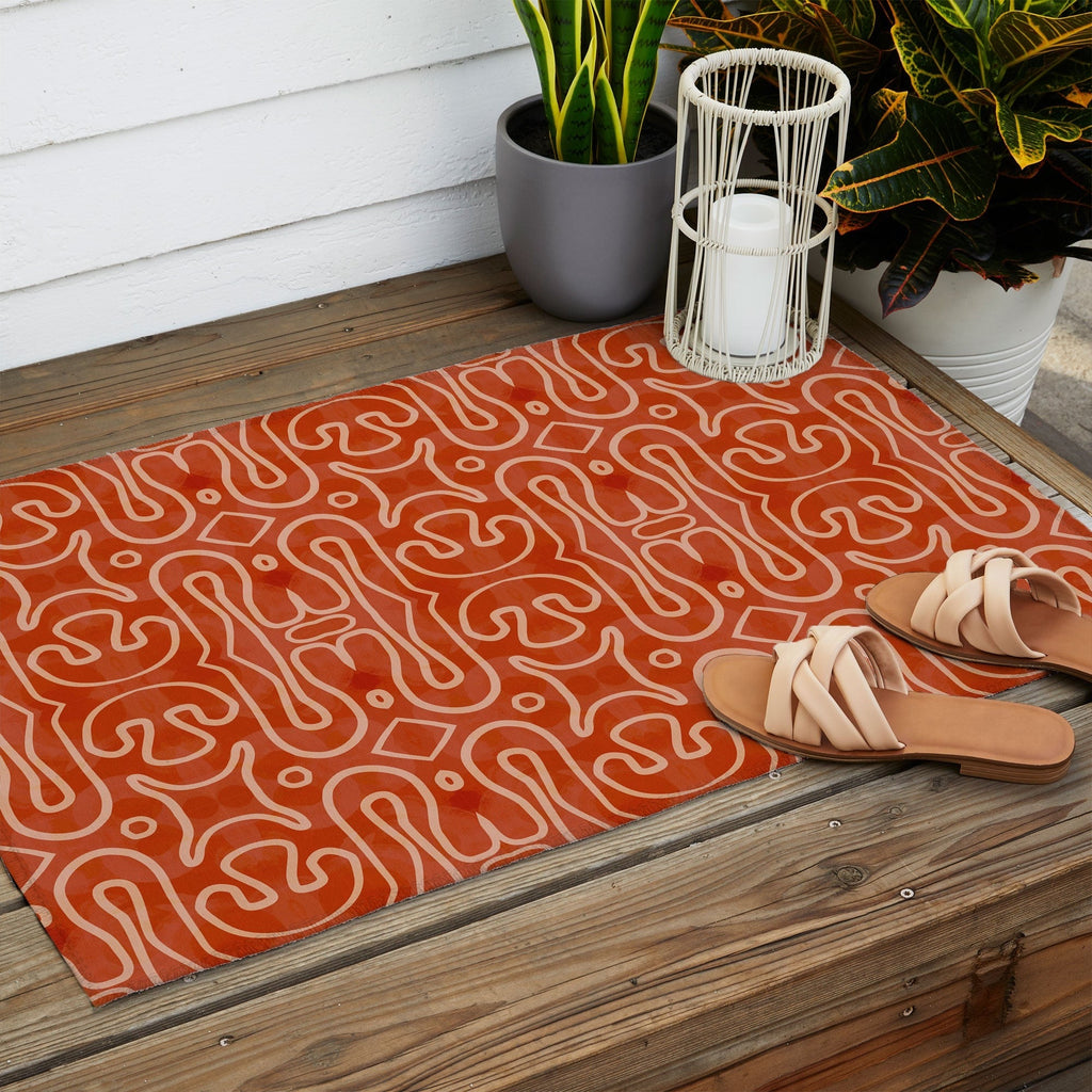 Mirimo Venexiana Burnt Orange Outdoor Rug
