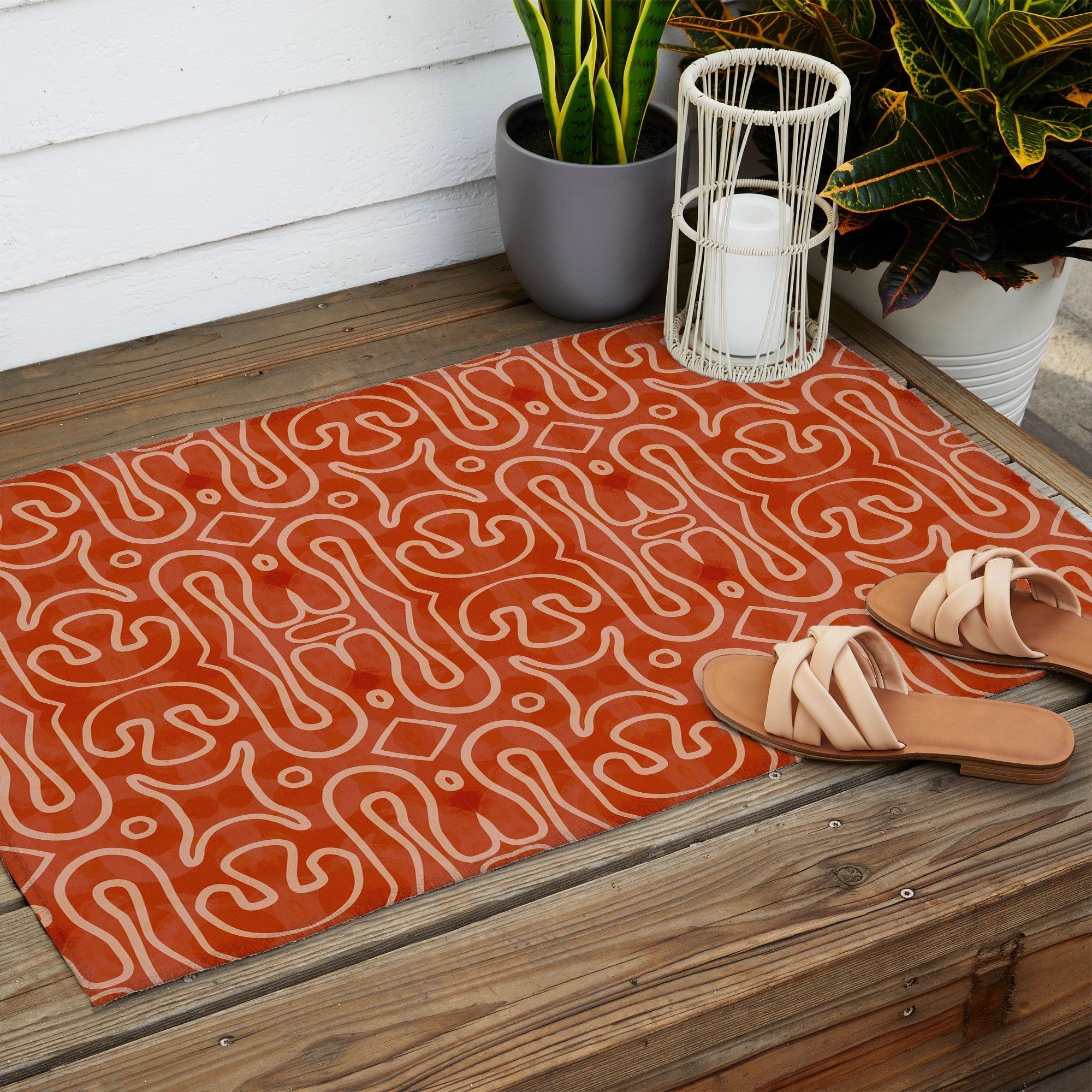 Mirimo Venexiana Burnt Orange Outdoor Rug