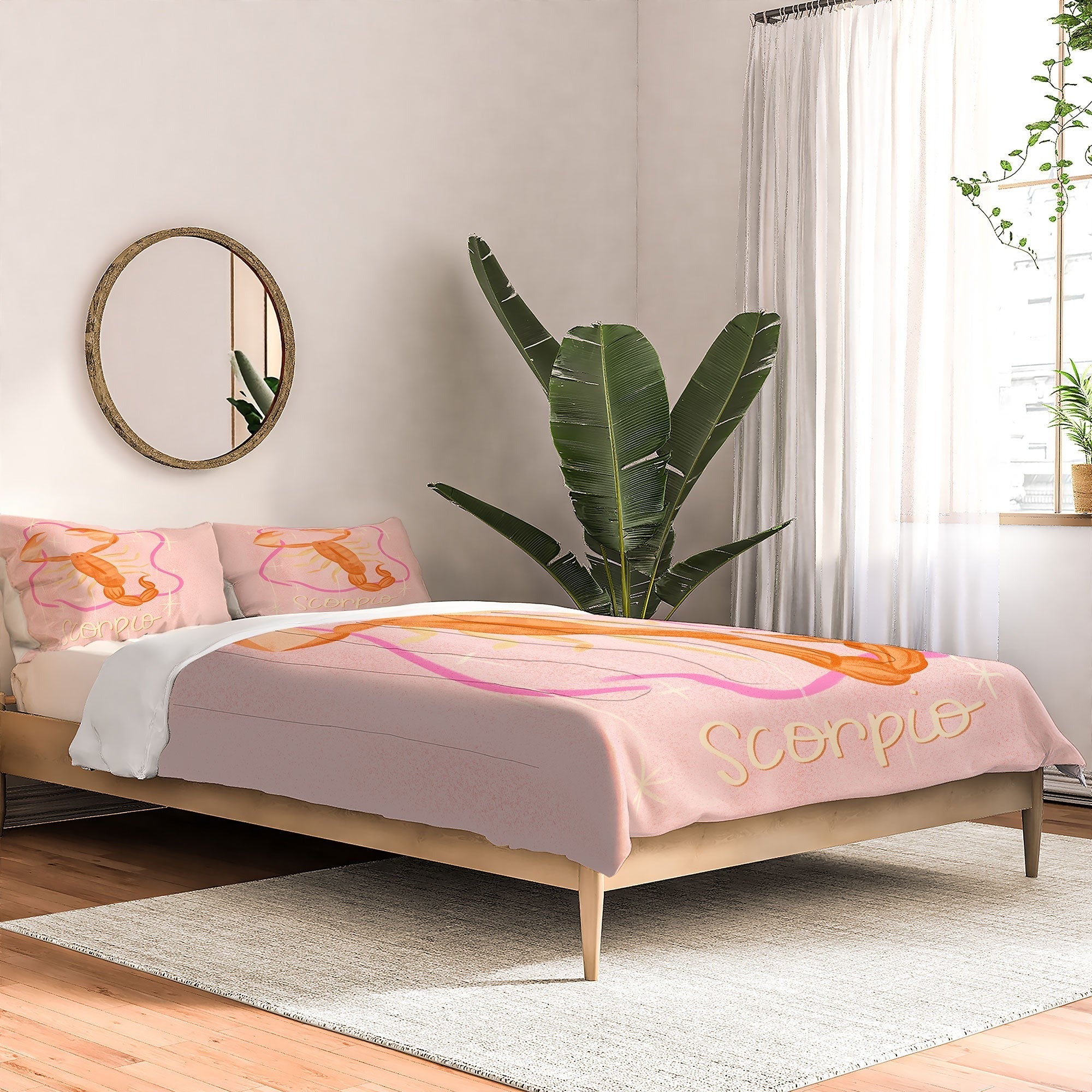 Little Om Zodiac Sign Scorpio Comforter