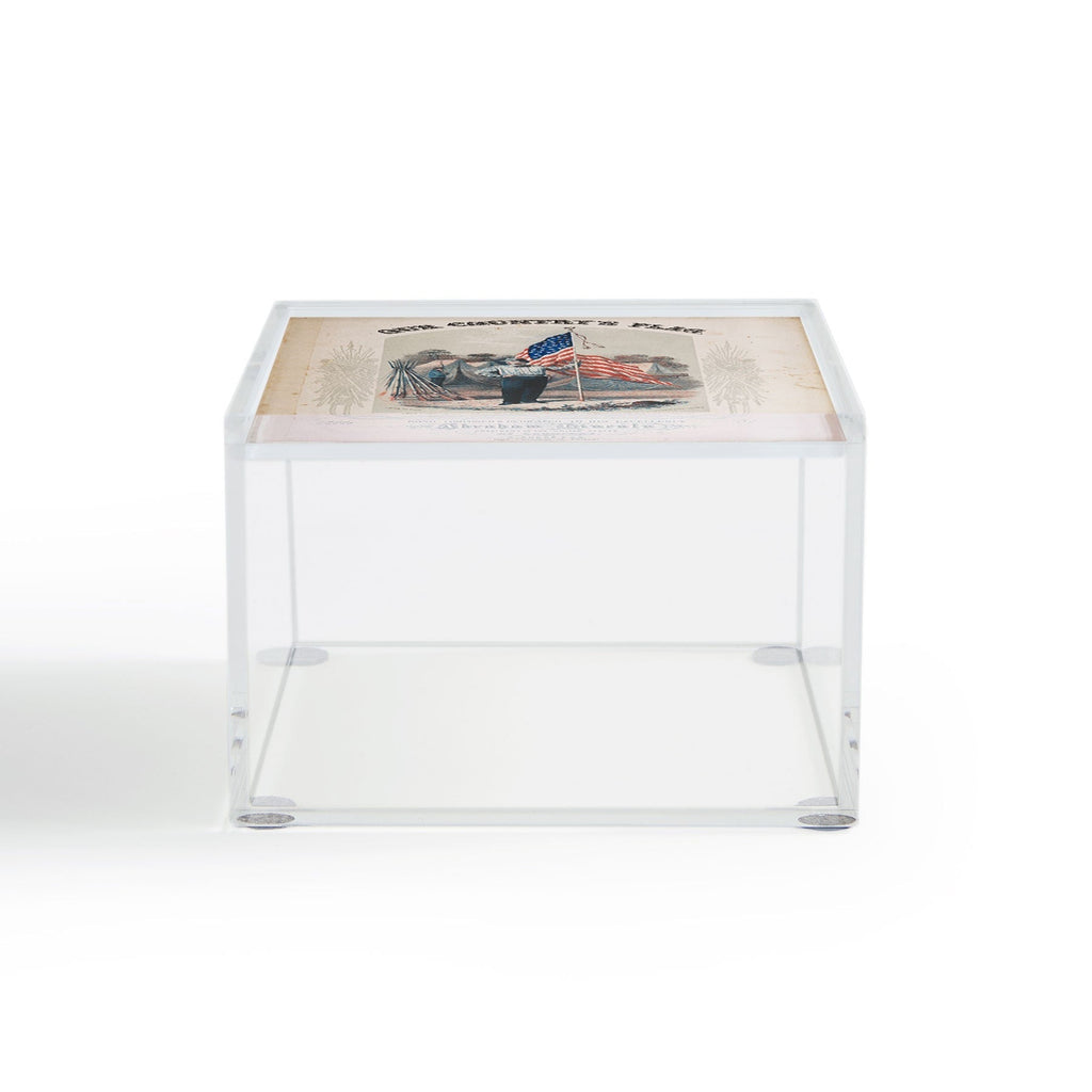 DENY Designs Our Country s Flag Acrylic Box