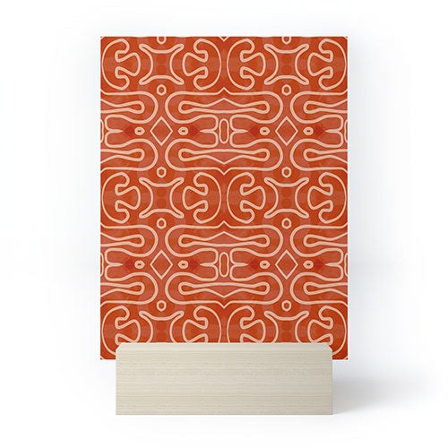 Mirimo Venexiana Burnt Orange Mini Art Print