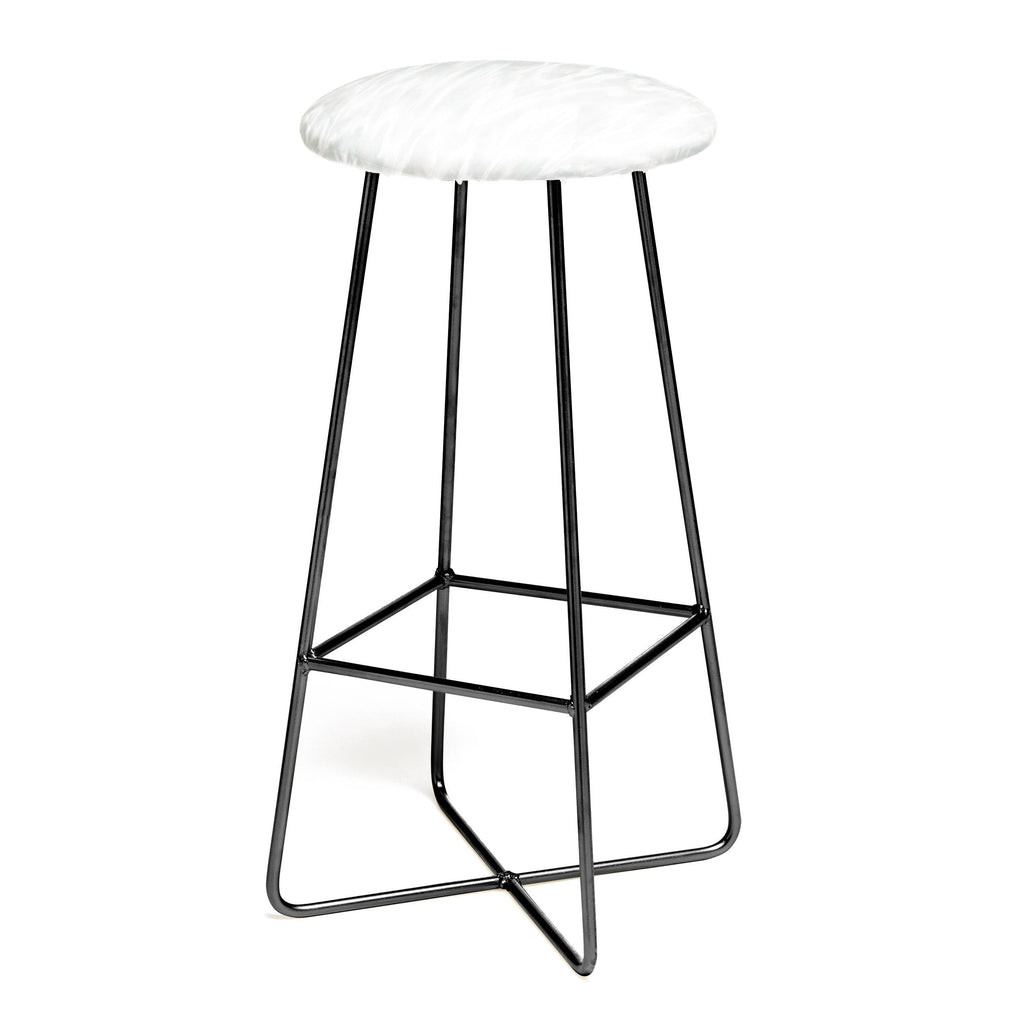 Jacqueline Maldonado Watercolor Wood Grain Bar Stool