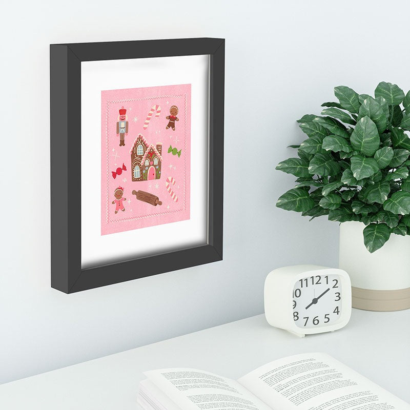 carriecantwell Sweet Christmas Holidays Recessed Framing Rectangle
