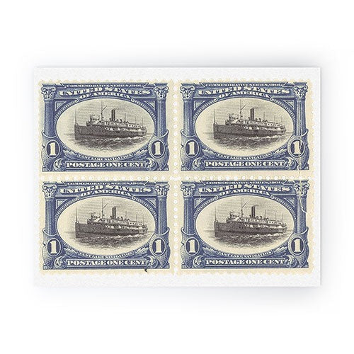 DENY Designs 1901 1c Fast Lake Navigation Stamps Mini Art Print