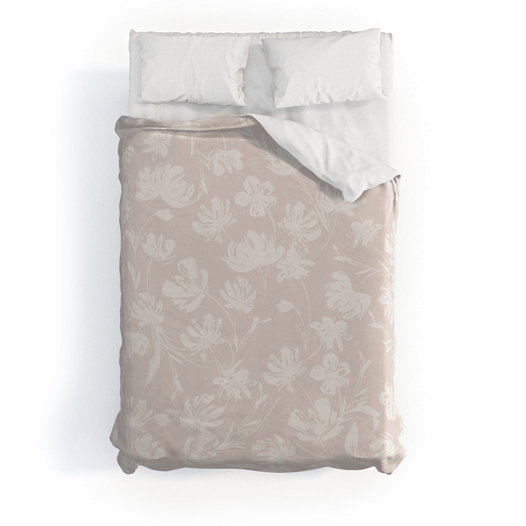 Gabriela Fuente Martine Neutral Duvet Cover