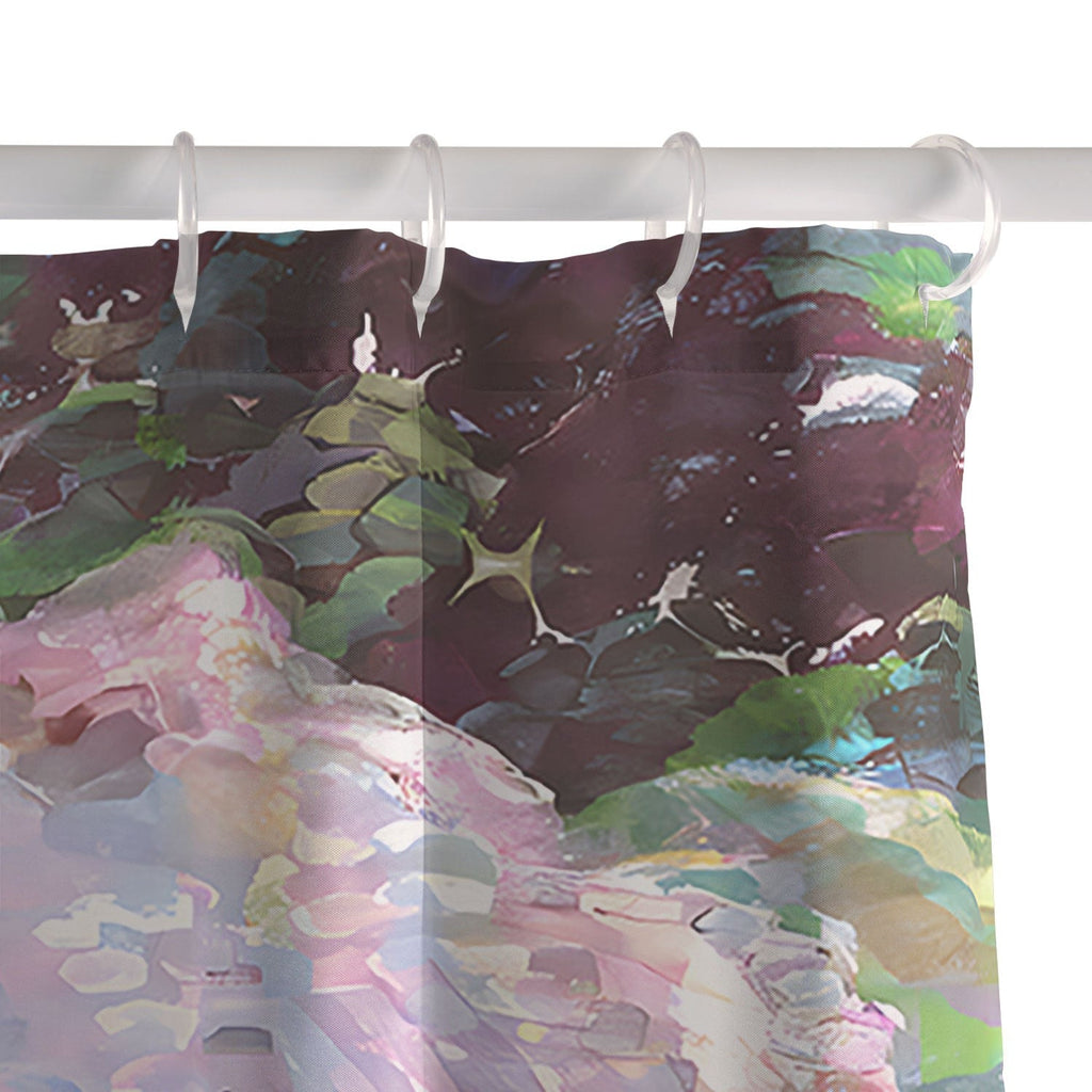 83 Oranges Sequin Haze Shower Curtain