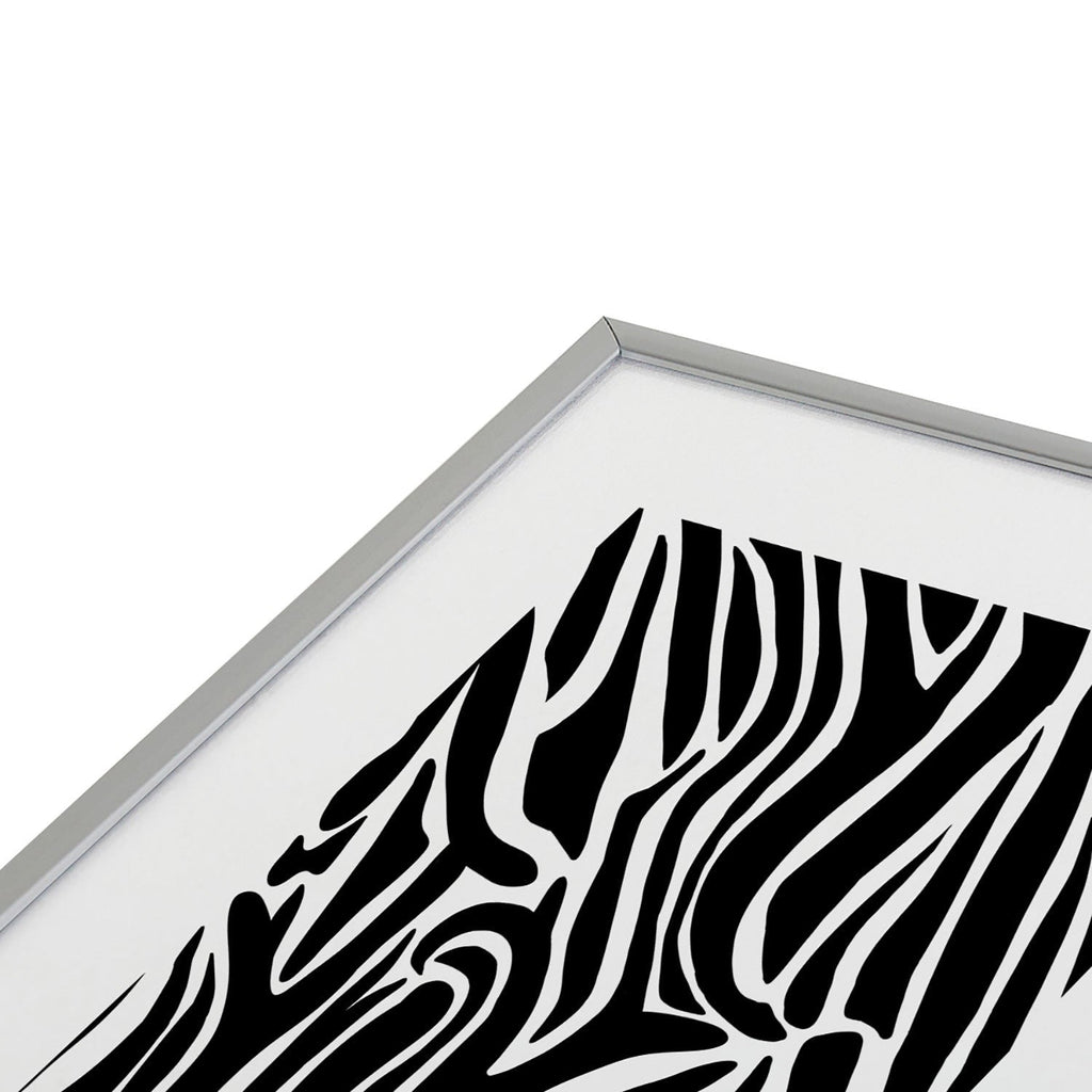 Jennifer Labre Wild Zebra Metal Framed Art Print