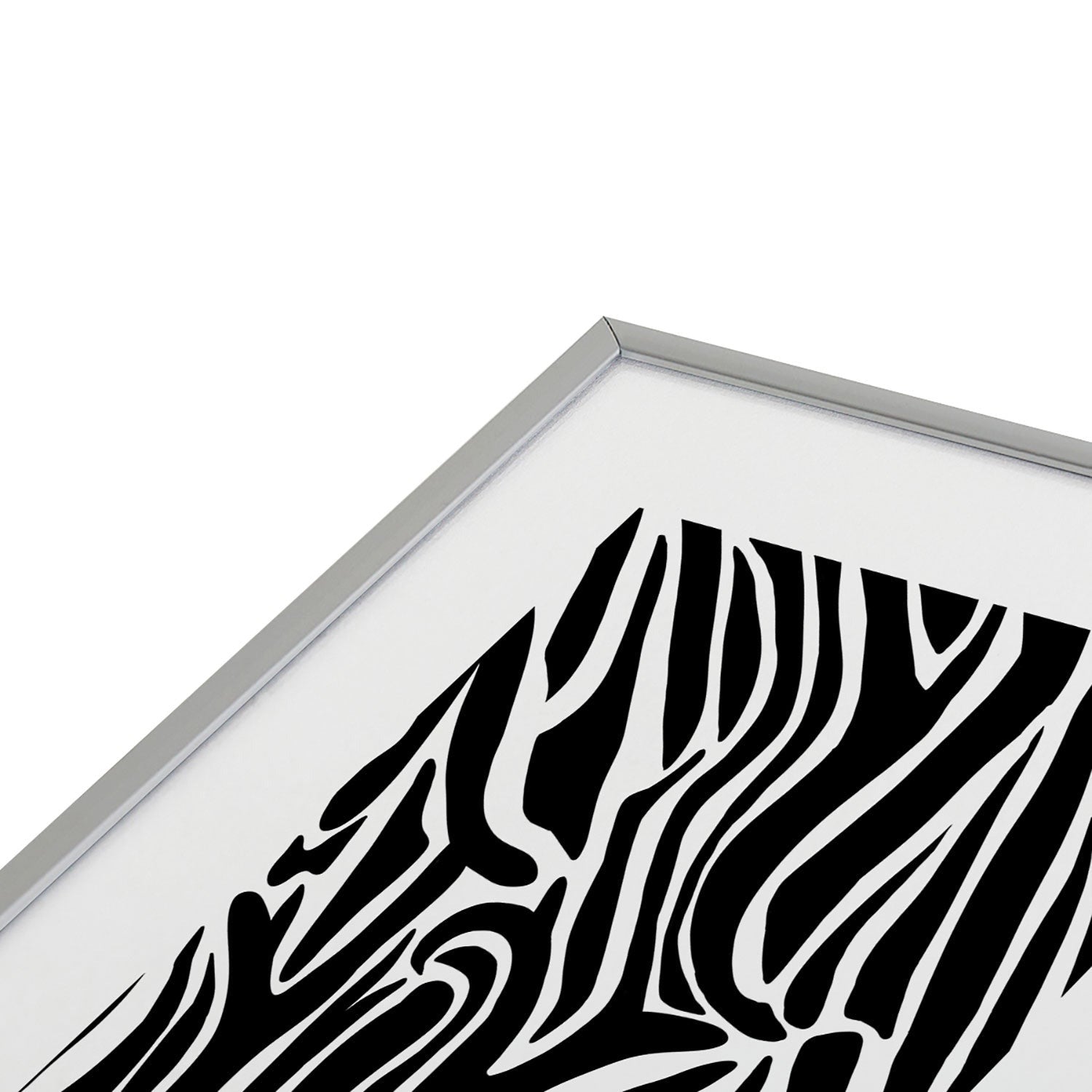 Jennifer Labre Wild Zebra Metal Framed Art Print