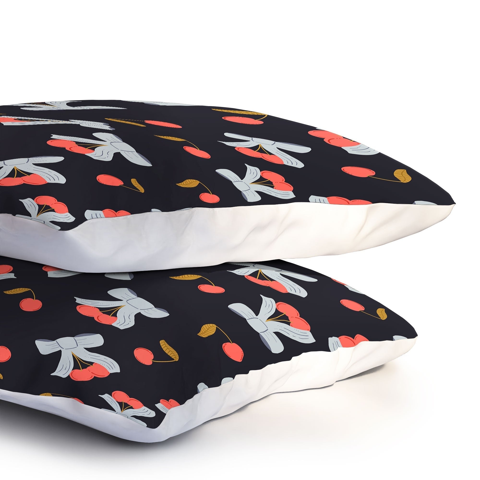 Jennifer Labre Cherries and Bows Pillow Shams