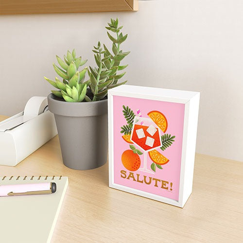 Jessica Molina Orange Spritz Framed Mini Art Print