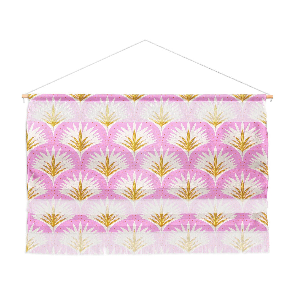 Jennifer Labre Pink Palmetto Wall Hanging Landscape