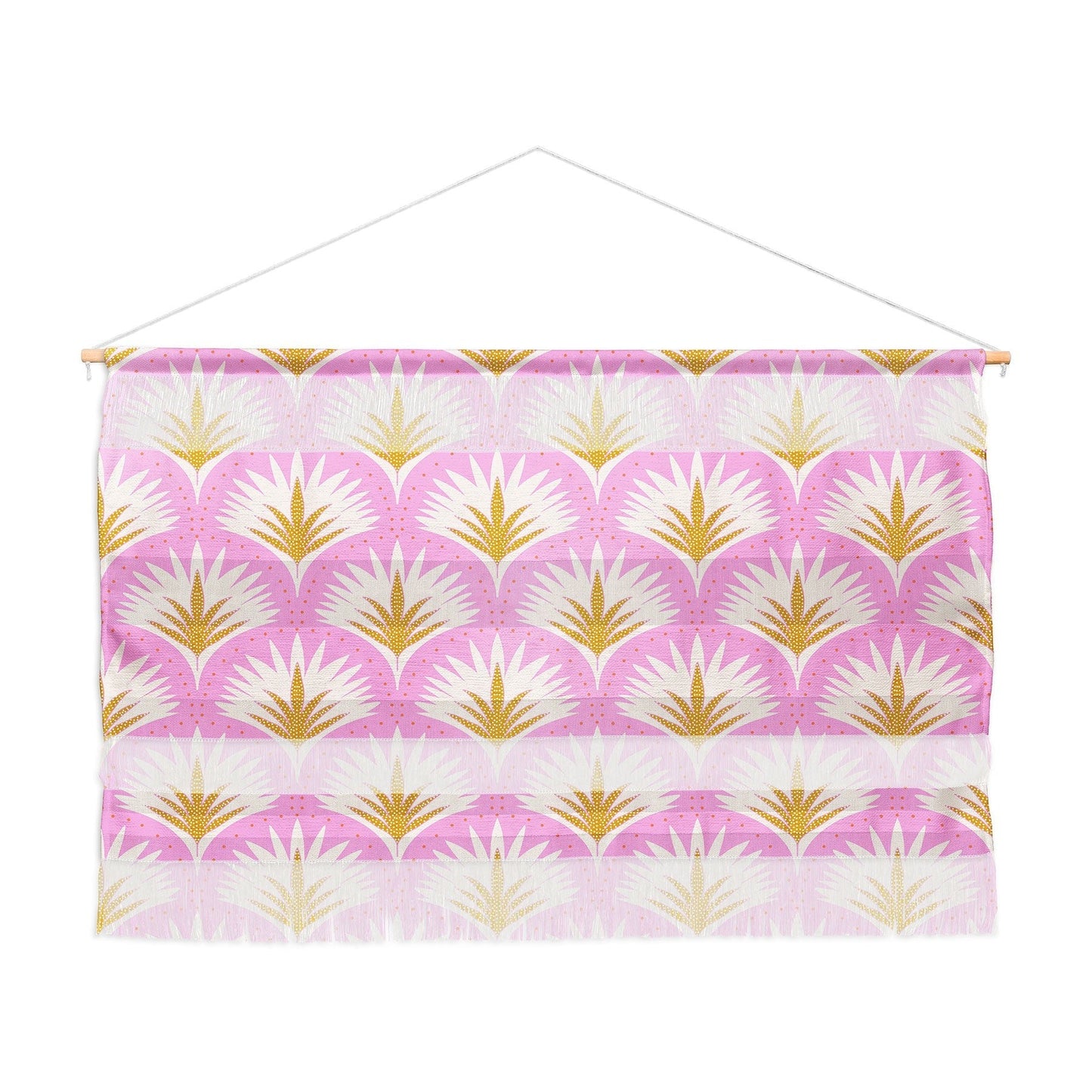 Jennifer Labre Pink Palmetto Wall Hanging Landscape