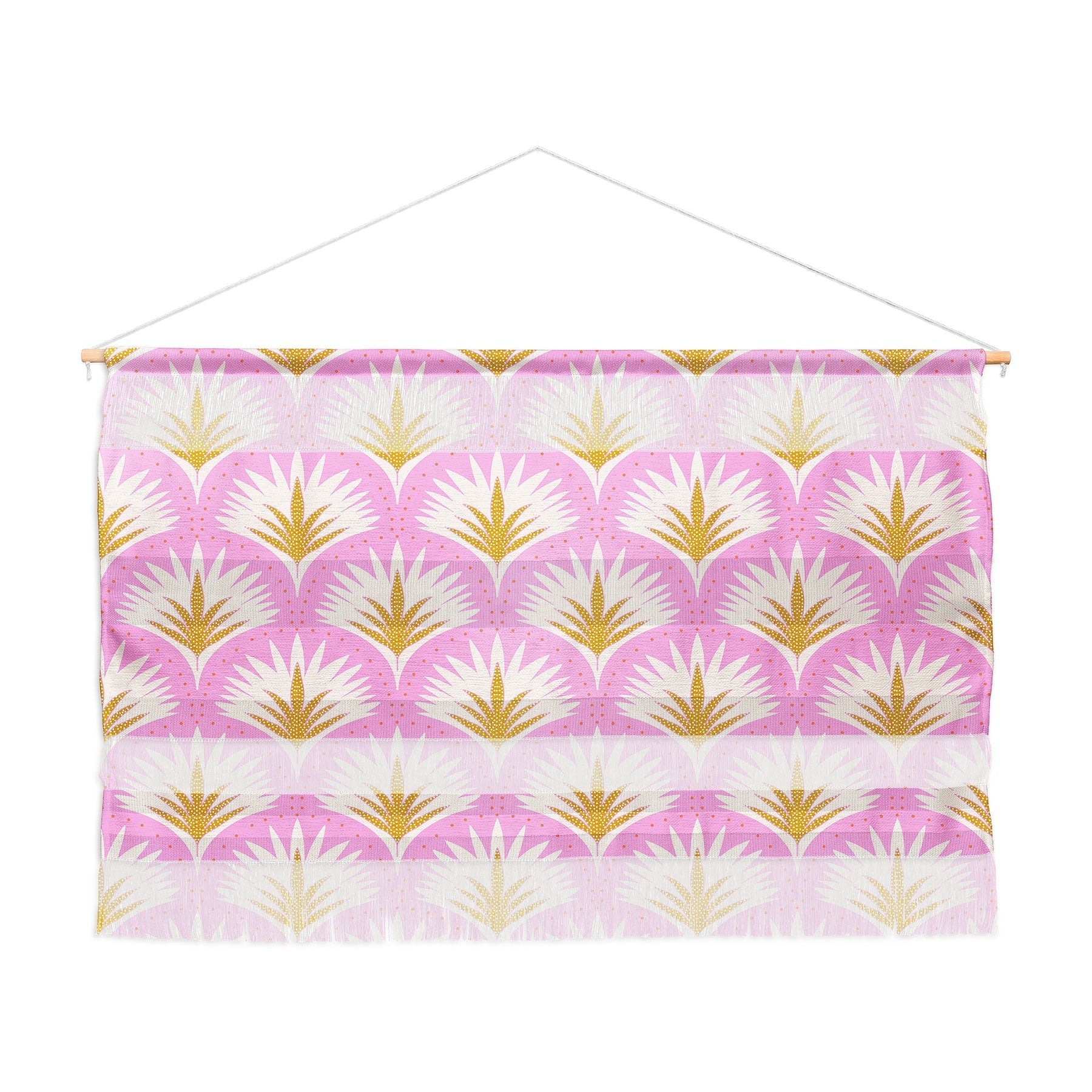 Jennifer Labre Pink Palmetto Wall Hanging Landscape