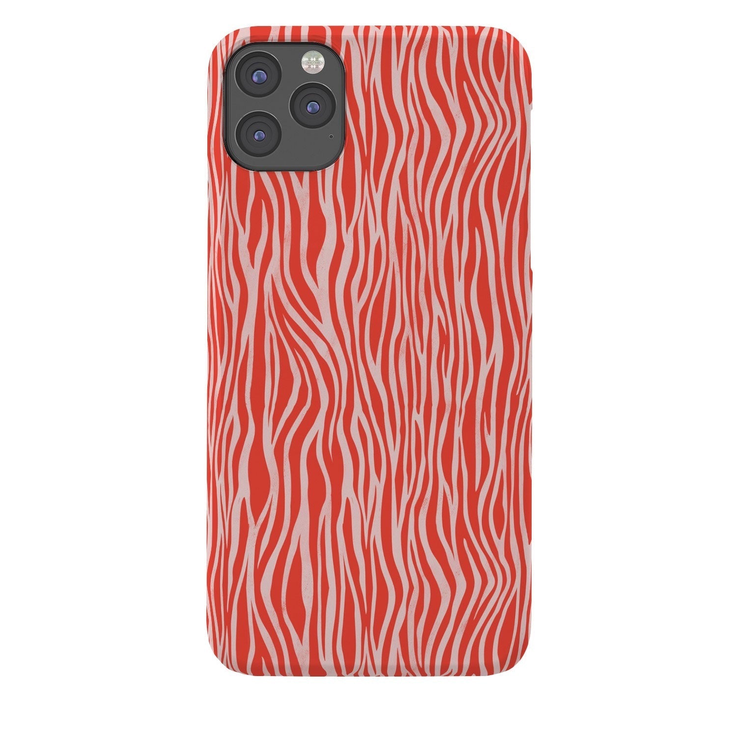 Avenie BR Red Zebra Stripe Phone Case