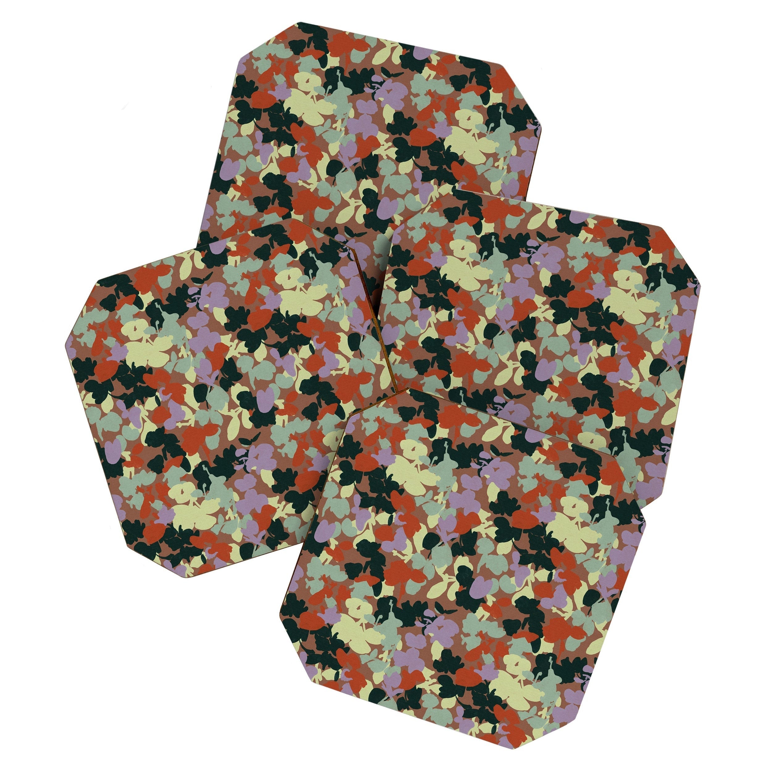 Marta Barragan Camarasa Retro Bloom Medley Coaster Set