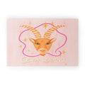 Little Om Zodiac Sign Capricorn Welcome Mat