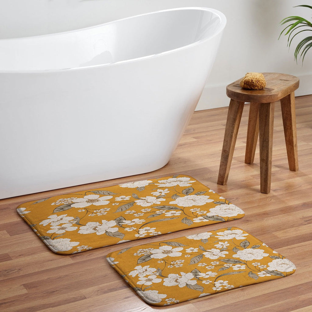 Gabriela Fuente Roberta Sunflower Memory Foam Bath Mat