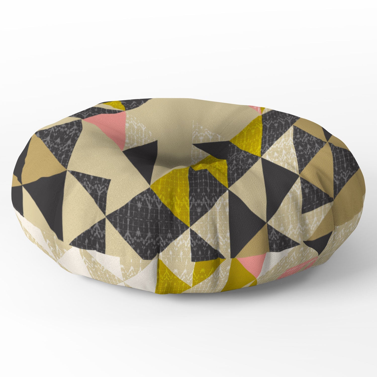 Pattern State Nomad Quilt Floor Pillow Round