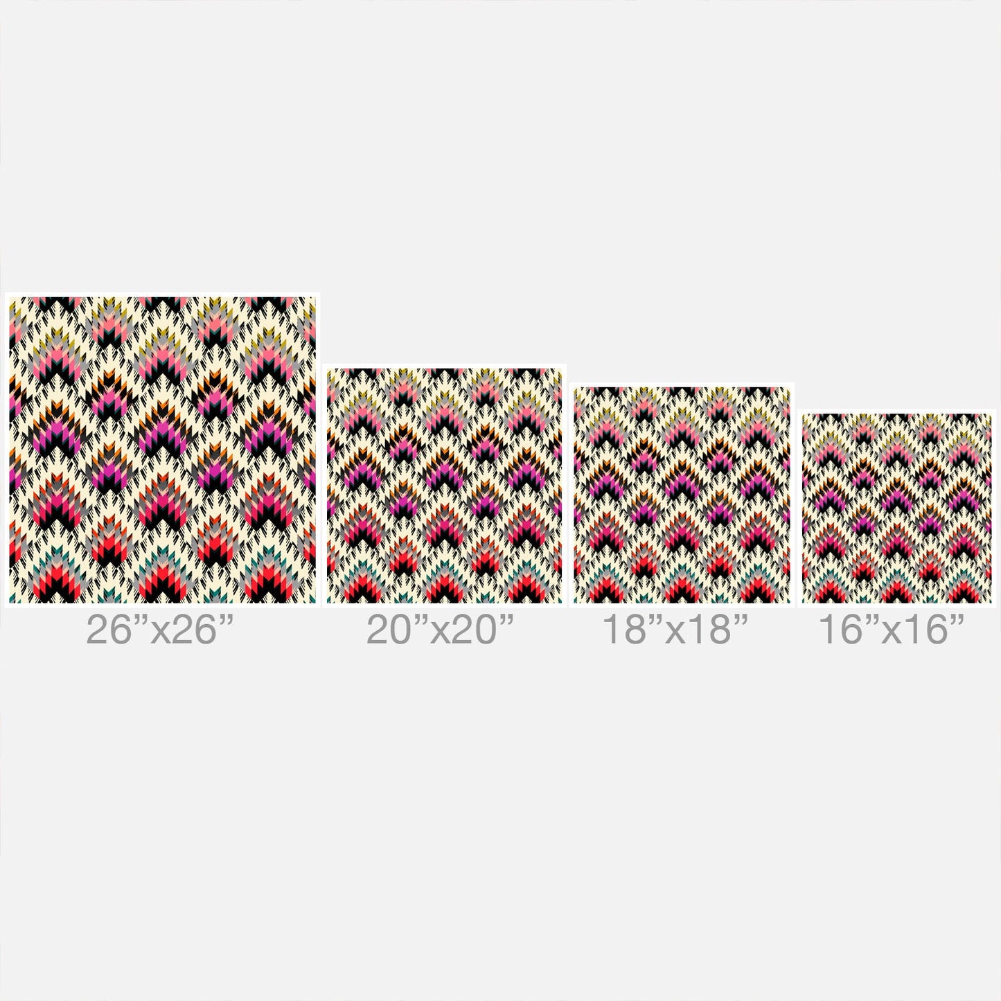 Pattern State Peaks Outdoor Throw Pillow