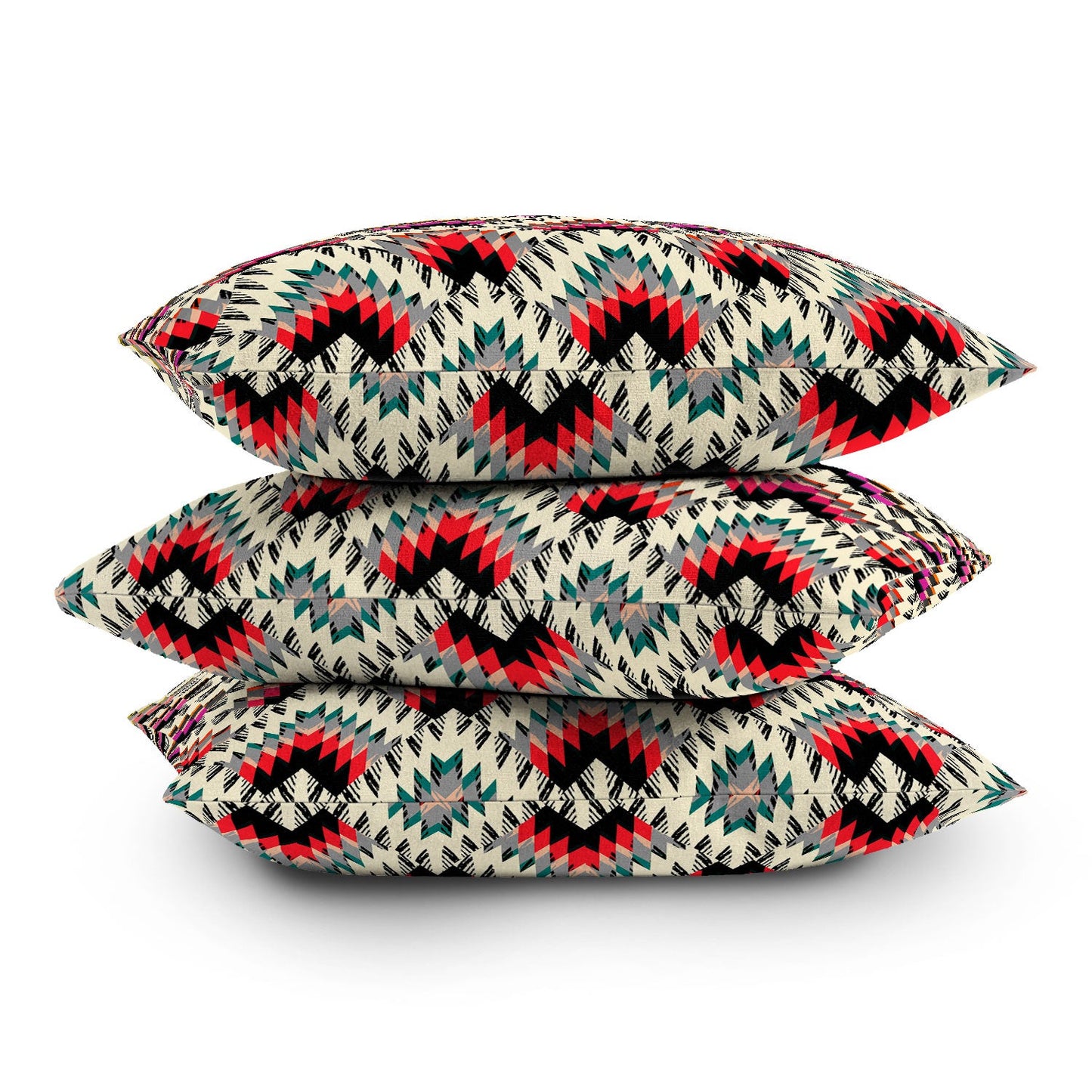 Pattern State Peaks Outdoor Throw Pillow