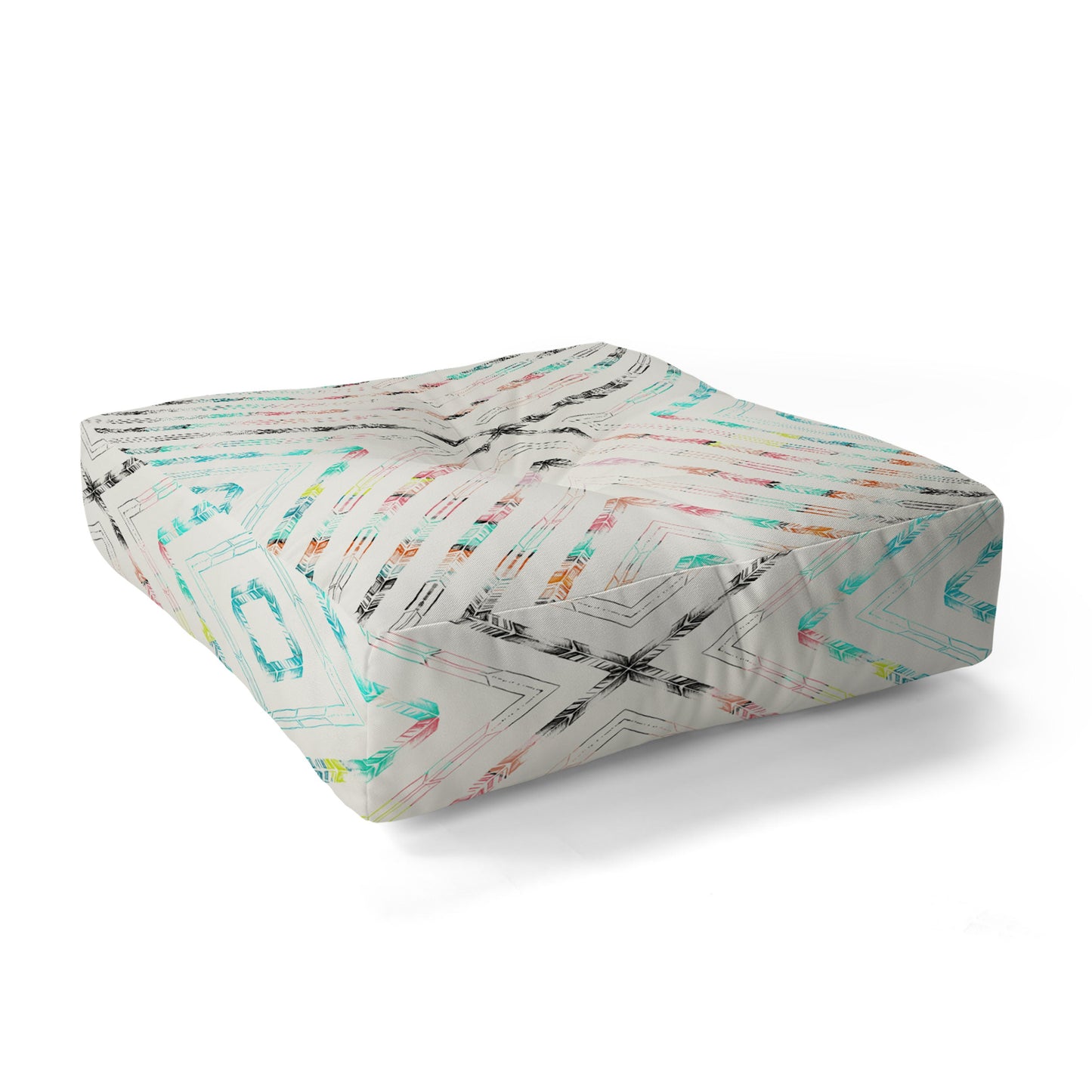 Pattern State Valencia Floor Pillow Square