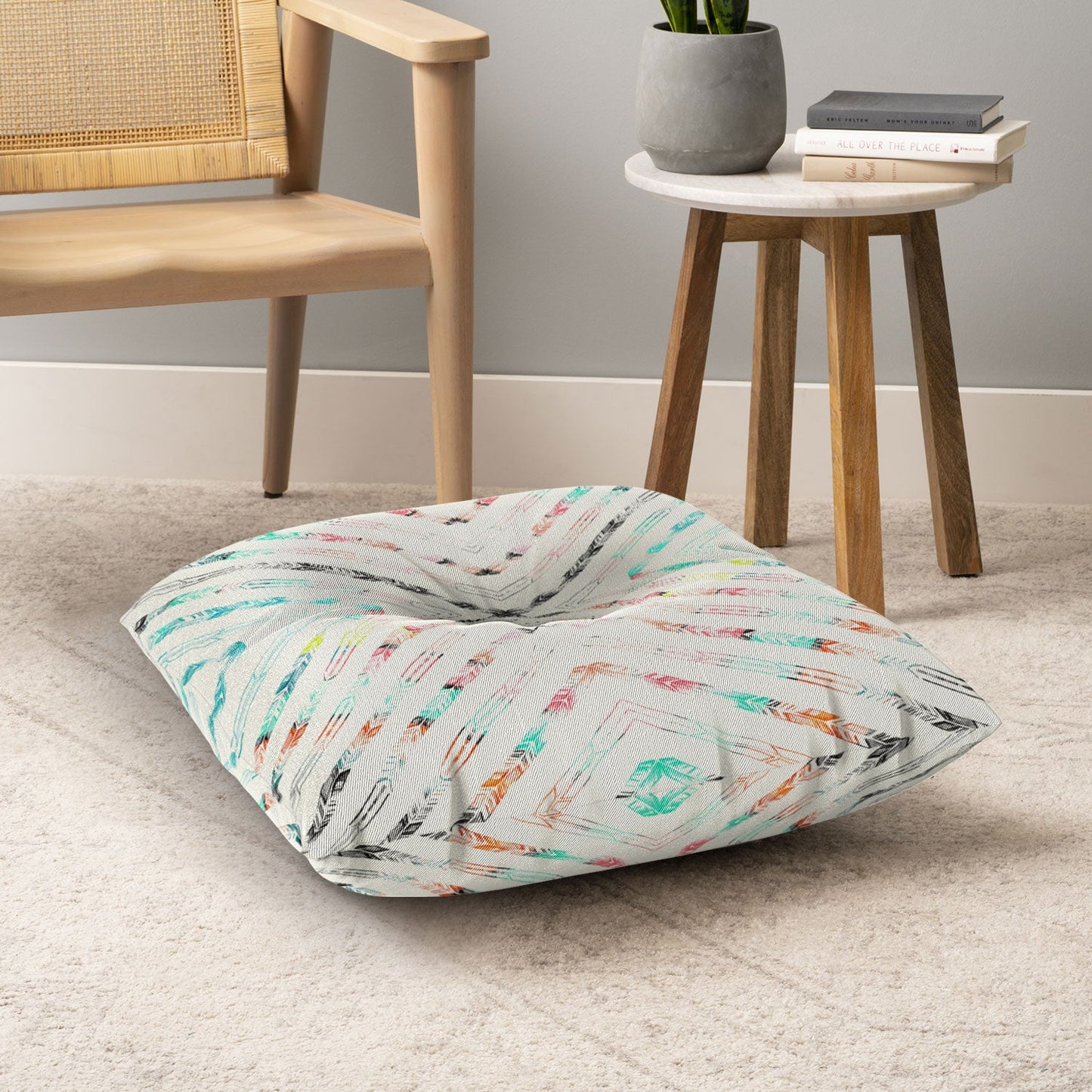 Pattern State Valencia Floor Pillow Square