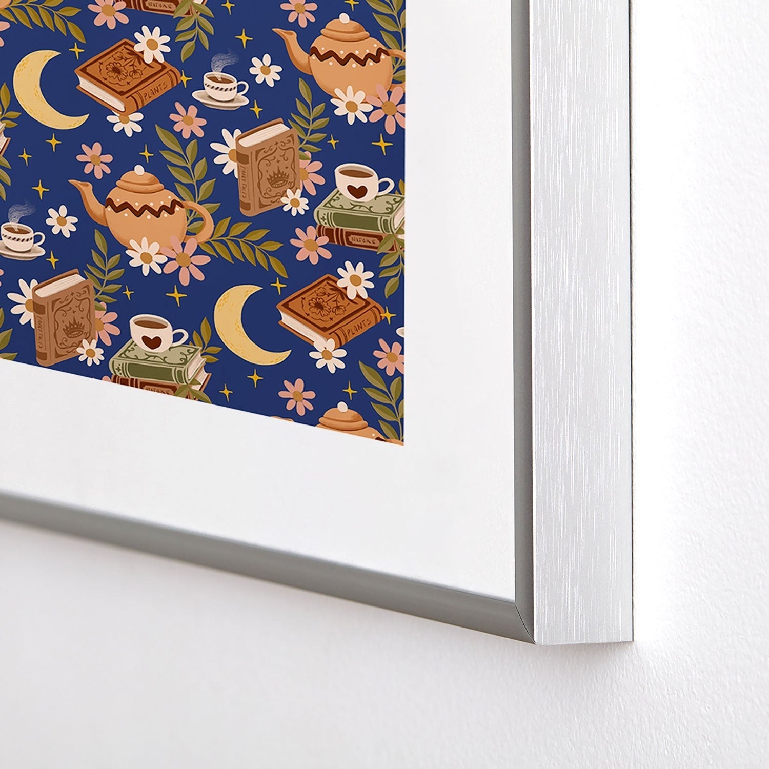 Avenie Moonlit Reading Nook II Metal Framed Art Print