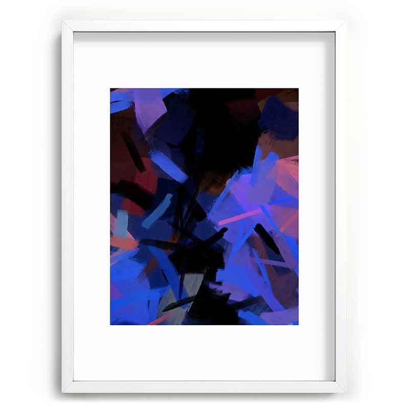 83 Oranges Midnight Sparks Recessed Framing Rectangle