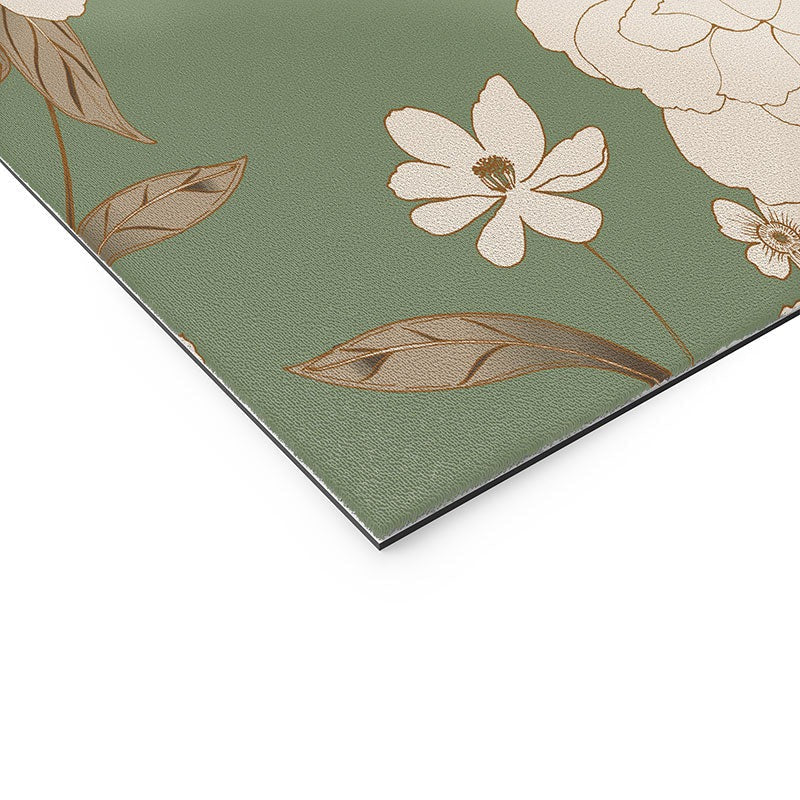 Gabriela Fuente Olive Floral Roberta Welcome Mat