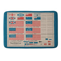DENY Designs Goff s Evolution of the American Flag Memory Foam Bath Mat