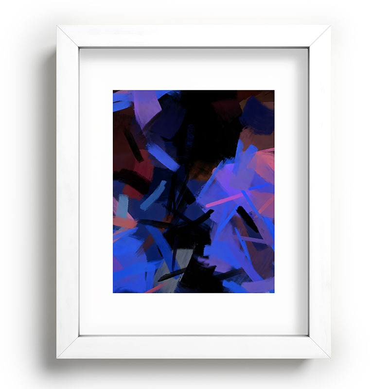 83 Oranges Midnight Sparks Recessed Framing Rectangle
