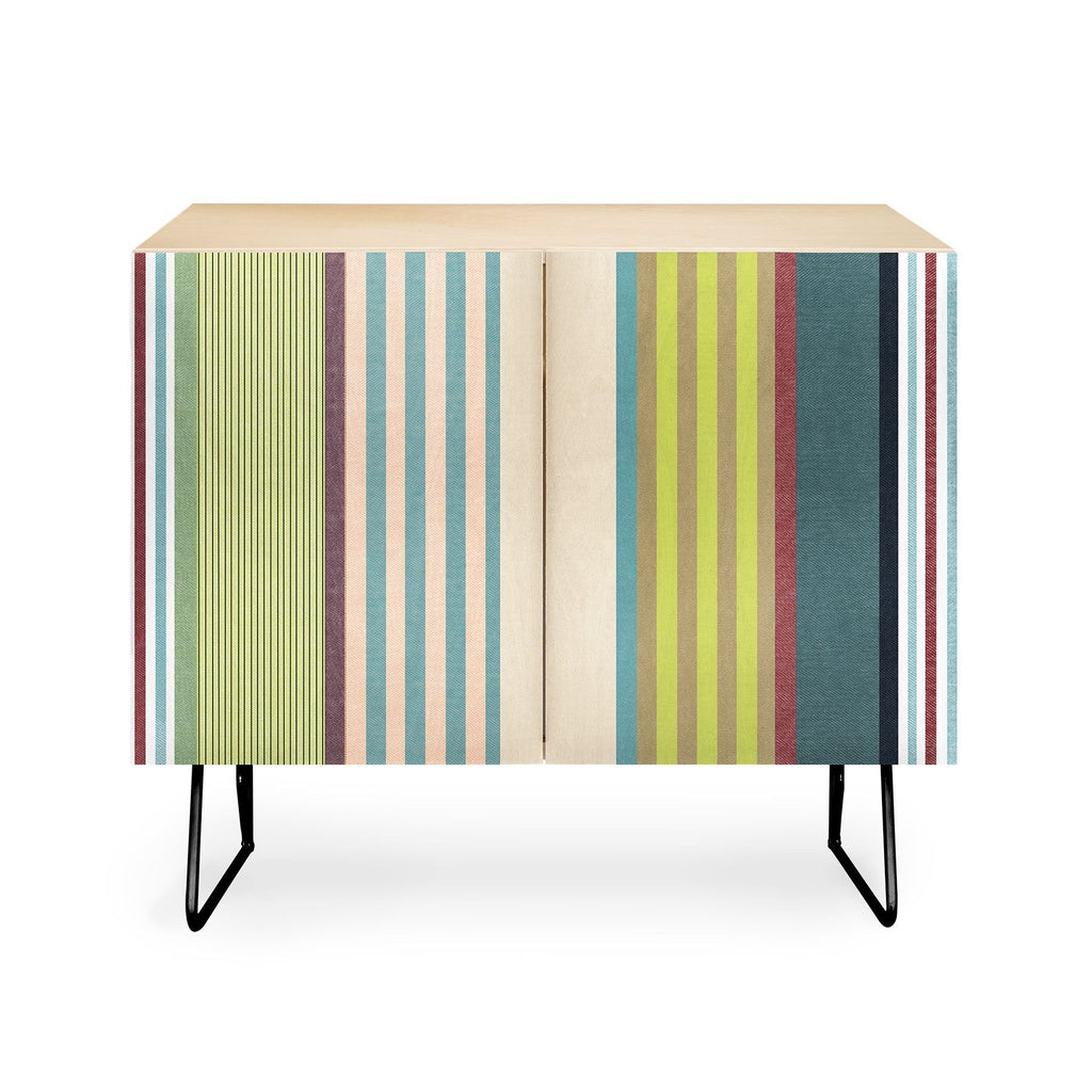 Marta Barragan Camarasa Colorful Stripe Delight Credenza