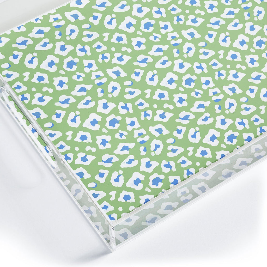 Avenie BR Cheetah Print Acrylic Tray
