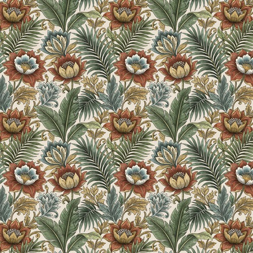 Marta Barragan Camarasa Retro Jungle Garden Wall Mural